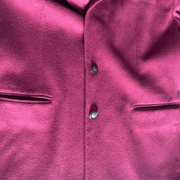 Womens Talbots 100 % camel hair Blazer red made in Italy size 18 - Picture 9 of 9